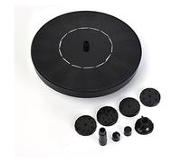 YFDGD Fontana ad Acqua Solare Piscina Stagno Cascata Decorazione da Giardino Bagno for Uccelli all'aperto Fontana ad energia Solare Pompa ad Acqua Galleggiante Gioco d'Acqua Giardino(1.0W)