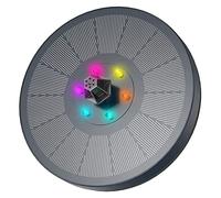 YFDGD Fontana Solare a LED da 3,5 W for vaschetta for Uccelli, Fontana Solare con Batteria da 3000 mAh 6 ugelli, Pompa for Fontana a energia Solare Gioco d'Acqua Giardino(3W)