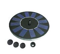 YFDGD Fontana Solare da 13 cm / 16 cm con 6 ugelli Pompa for Fontana da Bagno for Uccelli a energia Solare ad Alta efficienza ad Avvio rapido Gioco d'Acqua Giardino(13CM Laminated Board)