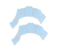 YFDGD Guanti Nuoto Nuoto Pinne a mano Guanti con palmate Pagaia Sport acquatici da allenamento(M Blue)