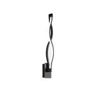 YFDGD Lampada da parete a LED moderna e minimalista Applique da parete for interni for la casa for soggiorno Camera da letto Comodino Lustri Backgroud Decorazione luminosa(Stepless dimming,C-Black)