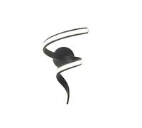 YFDGD Lampada da parete a LED moderna e minimalista Applique da parete for interni for la casa for soggiorno Camera da letto Comodino Lustri Backgroud Decorazione luminosa(Warm white,A-Black20cm)
