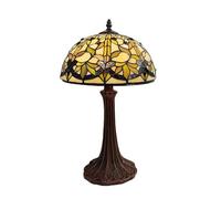 YFDGD Lampada Da Tavolo A Foglia Europea In Stile Tiffany Bar, Decorazione Del Ristorante, Illuminazione In Vetro Da Lettura Da Studio E27