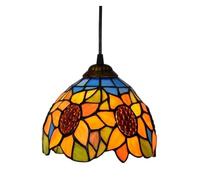 YFDGD Lampade A Sospensione In Vetro Colorato Tiffany Lampada A Mosaico Turca Mediterranea Vintage For Cucina, Soggiorno, Camera Da Letto, Decorazioni For La Casa(19-D20cm)