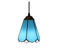 YFDGD Lampade A Sospensione Tiffany Decorazioni For La Casa Loft Mediterraneo Lampada A Sospensione In Vetro Colorato Creativo Camera Da Letto Sala Da Pranzo Apparecchi Di Illuminazione(A2-D15CM)