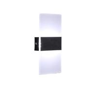 YFDGD Lampade da parete a LED Luxury Gold Nordic Creative Acrilico for camera da letto Comodino Corridoio Soggiorno Balcone Vanity Decorazione Lampade da parete(Cold White-Black)