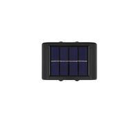 YFDGD L'energia Solare Del LED Accende La Decorazione Della Parete Esterna Che Illumina La Lampada Solare For La Piattaforma Iarda Del Patio Del Giardino Alta Luminosità(4LED-Warm,2pcs)