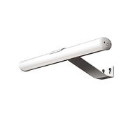 YFDGD Luci Esposizione Per Quadri Funzionamento a batteria for timer di pittura con angolo remoto regolabile Lampada da parete for foto Luce for soggiorno Ricaricabile senza fili(White)