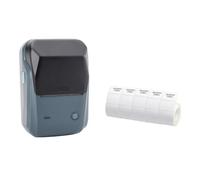 YFDGD Macchina Creare Etichette B1 Pocket Label Maker Machine Mini Stampante Termica For Etichette BT For Adesivi For Studio Prezzo Tutto In Uno Con Vari Tipi Di Carta(Add 5 Rolls)
