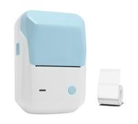 YFDGD Macchina Creare Etichette Etichettatrice For Etichette Termiche Tascabili B1 Label Maker Machine All In One BT Connect For Adesivi For Diari Fai-da-te Con Cartellino Del Prezzo(Blue)
