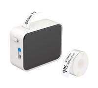YFDGD Macchina Creare Etichette Macchina For Etichette Adesive Portatile For Mini For Stampante Termica P15(Beige Printer)