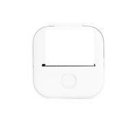 YFDGD Macchina Creare Etichette Mini Stampante Termica Portatile T02 For Etichette Tascabile Macchina For Adesive Autoadesive Fai-da-te Varie Di Carta(White-Set 4)