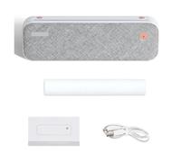 YFDGD Macchina Creare Etichette Stampante For Carta A4 Wireless A Trasferimento Termico Diretto Mini Fotografica Mobile Supporto A4/2''/3''/4'' Larghezza(Gray)