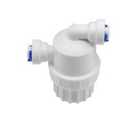 YFDGD Microfiltro con Connettore A Scorrimento da 1/4" for Filtro A Rete for Tubi di Drenaggio for Depuratore d'Acqua da Giardino Domestico