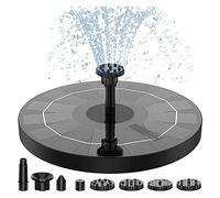 YFDGD Mini Fontana Solare for Piscina, Stagno, Fontana a Cascata, Decorazione da Giardino, Bagno for Uccelli all'aperto, Fontana ad energia Solare, Acqua Galleggiante Gioco d'Acqua Giardino(B13)