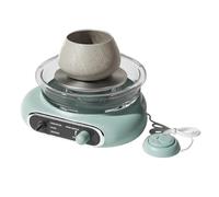 YFDGD Mini Kit for Tornio da Vasaio, Giradischi Elettrico, for Argilla con Pedale, velocità Regolabile, Macchina for La Produzione di Ceramica Facile Usare Versatile