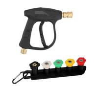 YFDGD Pistola Spruzzo Tubi Flessibili Pistola Ad Acqua for Idropulitrice for Pulizia Auto Connettore for Tubo Flessibile for Ugelli A Connettore Rapido Pistola Ad Acqua for Irrigazione da Giardino