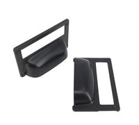 YFDGD Pomelli Cassetti 10 Pezzi Di Grandi Dimensioni Retrò Etichetta Telaio Cassetto Del'armadio Maniglie For Tazze Porta Etichetta 81 * 52 Mm Colore Nero