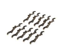 YFDGD Pomelli Cassetti 10 Pz Mini Maniglie Bronzo Antico Contenitore Di Regalo Dei Gioielli Armadio Cabinet Tira Cassetto Manopole Decorativi 45mm/75mm In Lega Con Viti(S)