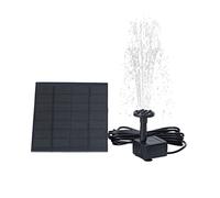 YFDGD Pompa Solare for laghetto Multifunzionale con 6 ugelli Fontana for Acquario Puntelli Decorativi Portatile for Fontana da Piscina sommergibile Gioco d'Acqua Giardino