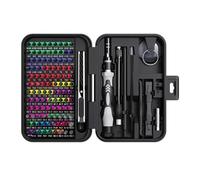 YFDGD Set Di Cacciaviti Di Precisione 132 In 1 Cacciavite Magnetico Phillips Torx Bit Strumento Di Riparazione Elettronica For PC Orologio Fotocamera Fai Da Te Efficienza Precisione(132 in 1 Black)