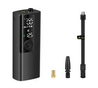 YFDGD Smart Bike Pompa di Gonfiaggio Elettrica 12V Compressore d'Aria for Auto Gonfiatore Pneumatici Cordless Aria for for Bici Palle Anello Nuoto Rapido Sforzo(B)