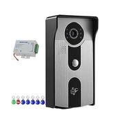YFDGD Smart WIFI Videocitofono RFID Card Control 1080P Campanello Wireless For Esterni Telecamera IP Di Interfono Sblocco Remoto Villa Protezione Contro Tutte Intemperie(IDTWIFI-DC 3A)