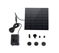 YFDGD Spruzzatore for irrigatore d'Acqua da Giardino Alimentato a Pannello Solare con Fontana for Piscina con Pompa Acqua; Fontana da Esterno a 3 Spruzzi Gioco d'Acqua Giardino