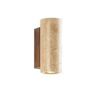 YFDGD Stile Led Lampada Da Parete In Pietra Naturale Art Home Decor Wall Light Retro Living Room Corridor Background Wall Light(Warm,Type B-H16cm)