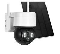 YFDGD Telecamera solare WiFi 2K 3MP videosorveglianza esterna wireless protezione della sicurezza domestica batteria standby lungo Mini AI umano Immagini Nitide Facile Usare