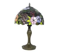 YFDGD Tiffany Soggiorno Camera Da Letto Studio Lampade Decorative Lampada Da Comodino For La Protezione Degli Occhi Lampada Da Tavolo In Vetro Con Motivo A Uva Da 12 Pollici