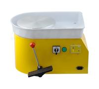 YFDGD Tornio Elettrico for Ceramica, Macchina for La Formatura della, Schermo LCD da 25 Cm, 250 W, con Pedale, Artigianato in Argilla, Strumenti for Scultura in Fai Te Facile Usare Versatile