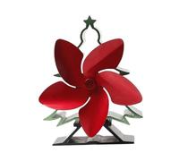 YFDGD Ventilatore Bruciatori Legna Ventilatore For Camino Domestico A 5 Pale, For Stufa Alimentato A Calore, Bruciatore A Legna, Albero Di Natale, Silenzioso, Superiore For Autoalimentato(Brown)