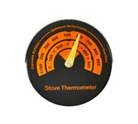 YFDGD Ventilatore Bruciatori Legna Ventilatore For Stufa Alimentata A Calore 6/12 Pale For Camino Desktop Parete For Casa Coperta Brucia A Legna A Risparmio Stufe Termometro(Only Thermometer)
