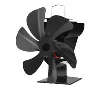 YFDGD Ventilatore Bruciatori Legna Ventilatore For Stufa Alimentato A Calore A 6 Pale Mini For Camino Bruciatore A Legna For Ecologico Termoventilatore Silenzioso For Distribuzione Efficiente Del