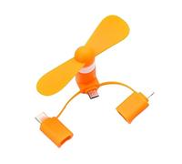 YFDGD Ventilatore Portatile 3 in 1 Mini ventola USB portatile Raffreddatore for telefono cellulare Ventola for telefono creativa Micro(A2)