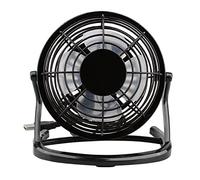 YFDGD Ventilatore Portatile Ventilatore USB da tavolo portatile Summer Fashion Mini ventole di raffreddamento DC 5V Ventola girevole a 180 gradi for PC(Black)