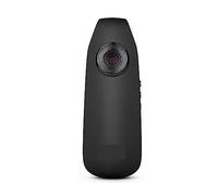 YFDGD Videocamera d'azione Videoregistratore digitale Mini videocamera con clip posteriore Dash Cam Telecamera della polizia for moto grandangolare Cattura Facilmente Momenti Mozzafiato(Only Cam)