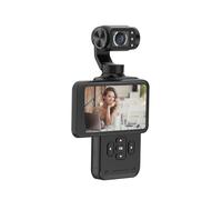 YFDGD Videocamera Tascabile Action Vlogging Digitale 5K 3 Assi Face Tracking Touch Screen Da,5" Visione Notturna A Infrarossi Cattura Facilmente Momenti Mozzafiato(Add 64gb card)