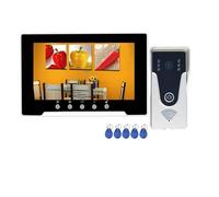 YFDGD Videocitofono Intelligente Tuya Wifi Da 7 Pollici 1080P, Campanello, Telecamera, Di Controllo Accessi RFID Protezione Contro Tutte Intemperie(Set 1-1v1)