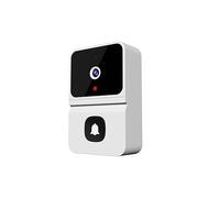 YFDGD Videocitofono Smart Home WIFI Visione Notturna A Infrarossi Telecamera Di Allarme For La Sicurezza Domestica Esterna Campanelli A Pulsante Wireless Protezione Contro Tutte Intemperie(White)