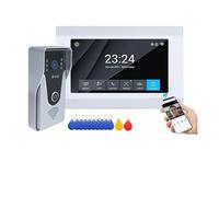 YFDGD Videocitofono Wi-Fi Da 7 Pollici 1080P Con Citofono Wireless Tuya Smart Home, Di Controllo Accessi For Ville E Appartamenti Protezione Contro Tutte Intemperie(7inch LCD Not TF-W)