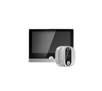 YFDGD Videocitofono WiFi Peephole Door Bell IP Camera 1080P Con Schermo Da 4,3 Pollici Protezione Contro Tutte Intemperie(Option 2 Add 16G TF Card)
