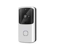 YFDGD Wireless WiFi Video Campanello 720P Smart Camera For Porta Citofono Visivo Remoto Visione Notturna Sicurezza Domestica For Appartamento Protezione Contro Tutte Intemperie(M10 Silver)