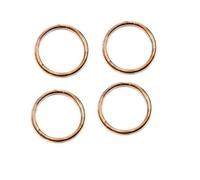 YfdUPLs Guarnizione for Tubo di Scarico in Rame for Motocicletta 38,8x46,5x4 for CX500 CE 1977-1986 CX650 CE 1983-1984 XL250 K 1975-1978(4pcs)