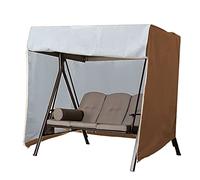 YFFS Copertura Per Altalena Sedia Dondolo Poltrona Mobili Da Giardino Impermeabile E Antipolvere Telo Di Coperture Cover Protezione Per Altalena Da Giardino (2 posti 160 * 120 * 170cm,Marrone)