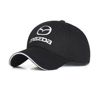 YFFTHREE Baseball cap per Mazda MX-5 2015-2023, Cappellino Uomo con Visiera Cotone Baseball cap Unisex Cappellino Regolabile Cappellino Donna con Visiera Berretto da Baseball,Black