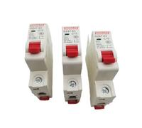 YFHGULBTK DZ47-63 Interruttore Automatico miniaturizzato MCB Tipo C da 1 a 4 Poli, 6 A/10 A/16 A/20 A/32 A/40 A/50 A/63 A, 400 V, Montaggio su Guida DIN 35 mm, capacità di interruzione KA(40a)