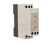 YFHGULBTK Interruttore Automatico Guida DIN Regolabile Tramite Protezione da Tensione e sottotensione DC 12V / 24V 36V 48V DVDR Relè di del Dispositivo della(DC 48V)