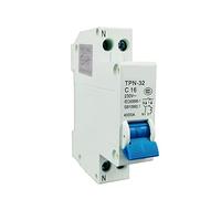 YFHGULBTK Interruttore Automatico Tpn 1p + n Mini Interruttore MCB 10A, 16A, 20A, 25A, 32A(TPN 6A)